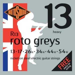 RotoSound Roto Greys 13-54 struny do gitary elektrycznej