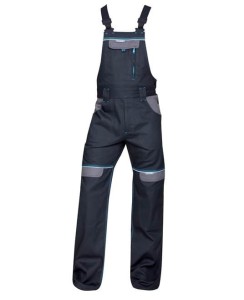 Spodnie ogrodniczki COOL TREND - czarny - 176-182cm - 48