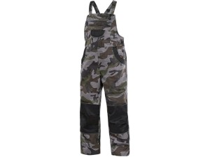 Spodnie ogrodniczki CXS CAMO dziecięce - 100
