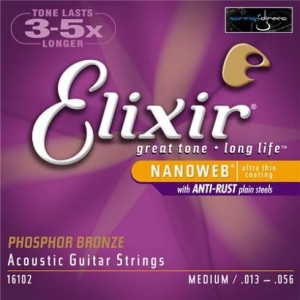 Elixir NanoWeb Bronze Medium 13-56 do git. akustycznej