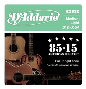 D'Addario EZ920 12-54 struny do gitary akustycznej