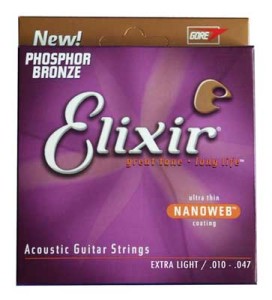 Elixir NanoWeb Phosphor Bronze 10-47 do git. akustycznej