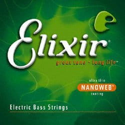 Elixir NanoWeb Medium 4-string 45-105 struny do gitary basowej
