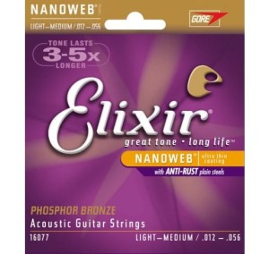 Elixir NanoWeb Phosphor Bronze 12-53 do git. akustycznej