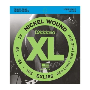 D'addario EXL165 45-105 struny do gitary basowej
