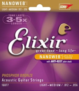 Elixir NanoWeb Phosphor Bronze 12-56 do git. akustycznej