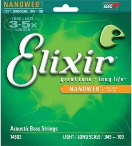 Elixir NanoWeb 45-100 struny do basu akustycznego