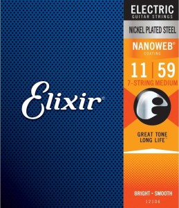 Elixir NanoWeb 11-59 struny do gitary 7-strunowej