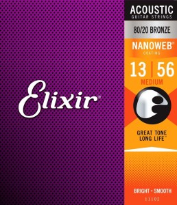 Elixir NanoWeb Bronze Custom Light 13-56 do git. akustycznej