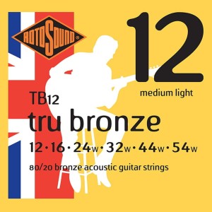 RotoSound TB12 struny 80/20 Bronze 12-54