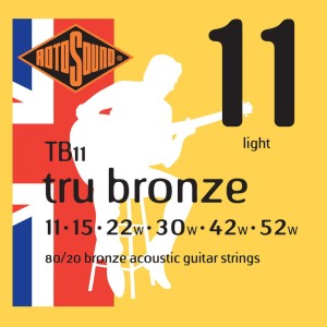 RotoSound TB11 struny 80/20 Bronze 11-52