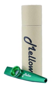 Mellow Kazoo metalowe z futerałem ZIELONE + tuba