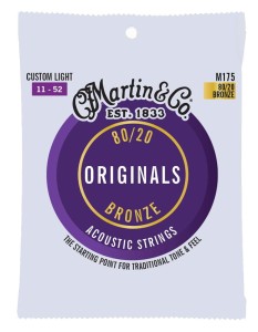Martin Originals M175 struny akustyk 11-52
