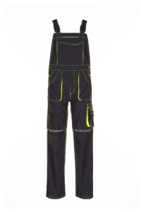 Spodnie ogrodniczki PLANAM BASALT NEON - antracytowy/żółty - 60