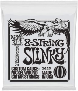 Ernie Ball Slinky 10-74 struny do gitary elektrycznej 8-strunowej