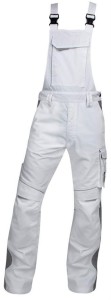 Spodnie ogrodniczki URBAN+ - biały - 176-182cm - 46