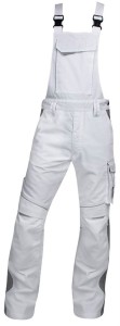 Spodnie ogrodniczki URBAN+ - biały - 183-190cm - M