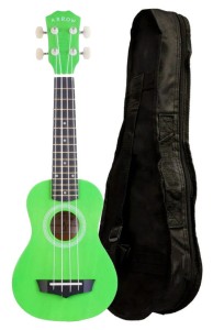 Arrow PB10 GR ukulele sopranowe ZIELONE + POKROWIEC