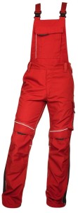 Spodnie ogrodniczki URBAN+ - jasnoczerwony - 183-190cm - 2XL