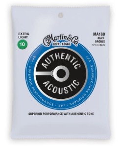 Martin Acoustic MA180 struny do gitary akustycznej 12-strunowej