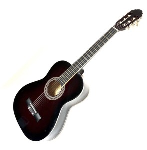 Prima CG-01 gitara klasyczna 3/4 WRS ciemna wiśnia podpalana