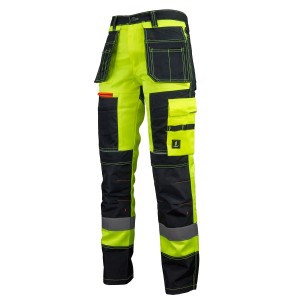 Spodnie ostrzegawcze do pasa URG-715 - żółty - 62