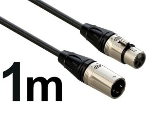 ROXTONE DMXX200L1 Kabel mikrofonowy XLR / XLR 1m