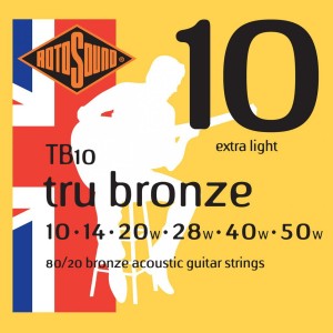 RotoSound TB10 struny 80/20 Bronze 10-50