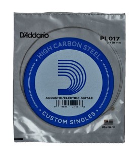 D'addario PL017 struna do gitary elektrycznej 017 bez owijki