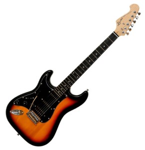 Ever play ST-2 SB LH SB/BK gitara elektryczna LEWA
