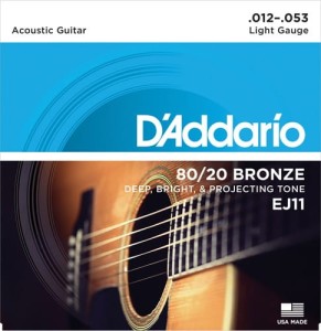 D'Addario EJ11 12-53 struny do gitary akustycznej
