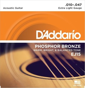 D'Addario EJ15 10-47 struny do gitary akustycznej