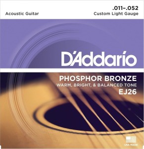 D'Addario EJ26 11-52 struny do gitary akustycznej