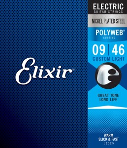 Elixir POLYWEB 12025 9-46 struny do gitary elektrycznej 