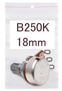 Kera-Audio B250K/18 potencjometr gitarowy liniowy  (1)