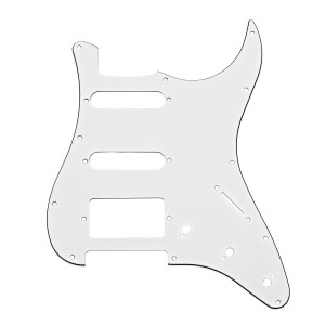 Kera maskownica gitary stratocaster BIAŁA SSH 