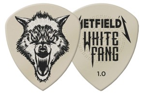 Dunlop WHITE FANG kostka gitarowa HETFIELD 1.00