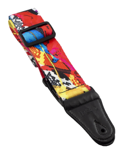 P&P pasek do gitary akustycznej/elektrycznej wzór MULTICOLOR (IV)
