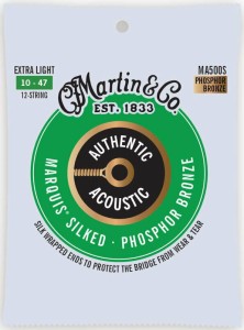 Martin MA500S Silk & Steel struny 12-strunowej 10-47 Phosphor Bronze
