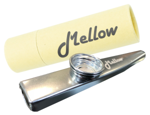 Mellow Kazoo metalowe z futerałem SREBRNE + tuba