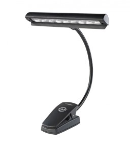 K&M 12249-000-55 Profesjonalna lampka do pulpitu nutowego z zasilaniem sieciowym i bateryjnym