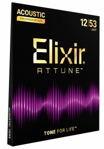 Elixir 21052 Attune Phosphor Bronze 12-53 Light struny do gitary akustycznej