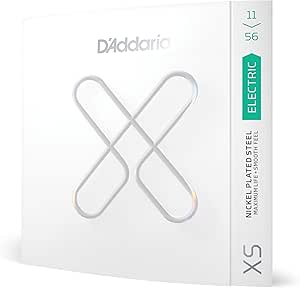 D'addario XSE1156 struny do gitary elektrycznej XS COATED 11-56 Medium Top/Extra Heavy Bottom