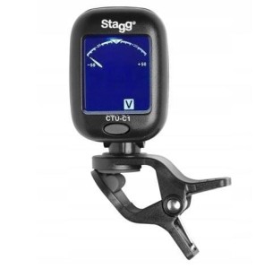 Stagg CTU C1-30 tuner gitarowy z klipsem stroik