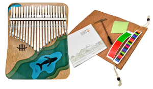 Hluru KWD21 Deep Sea Blue Whale 21 kalimba