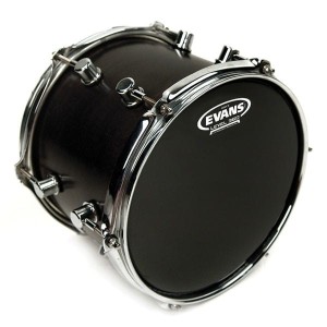 Evans Onyx black 14" naciąg do tomów uderzany