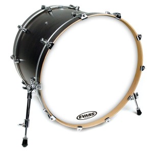Evans EQ1 coated_white 22" naciąg do centrali rezonujący