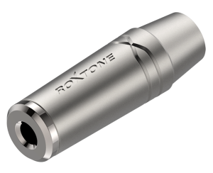 Roxtone RMJ3FP-NN gniazdo jack 3,5 mm NIKIEL na kabel