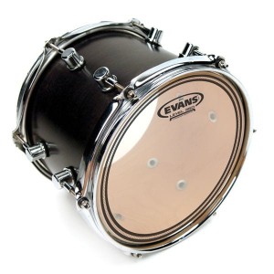 Evans EC2 clear 12" naciąg do tomów uderzany
