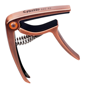 Guitto GGC03 kapodaster gitarowy uniwersalny BRĄZ